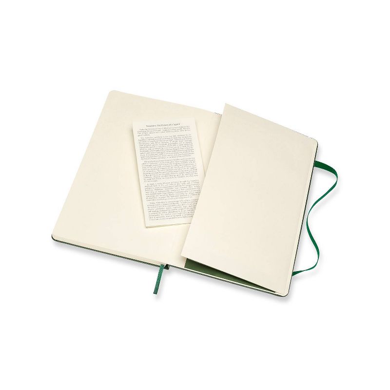 Moleskine Narrow Rule Notebook 8.25"x5" Hard Cover Large Classic Myrtle Green