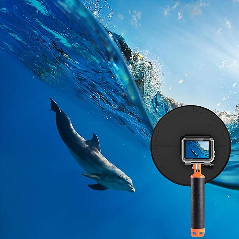 Dome, Dome Port, Underwater Dome Compatible for GoPro Hero 7 Black Hero 6 Hero 5 Hero 2018, Waterproof 98ft (30 Meters)