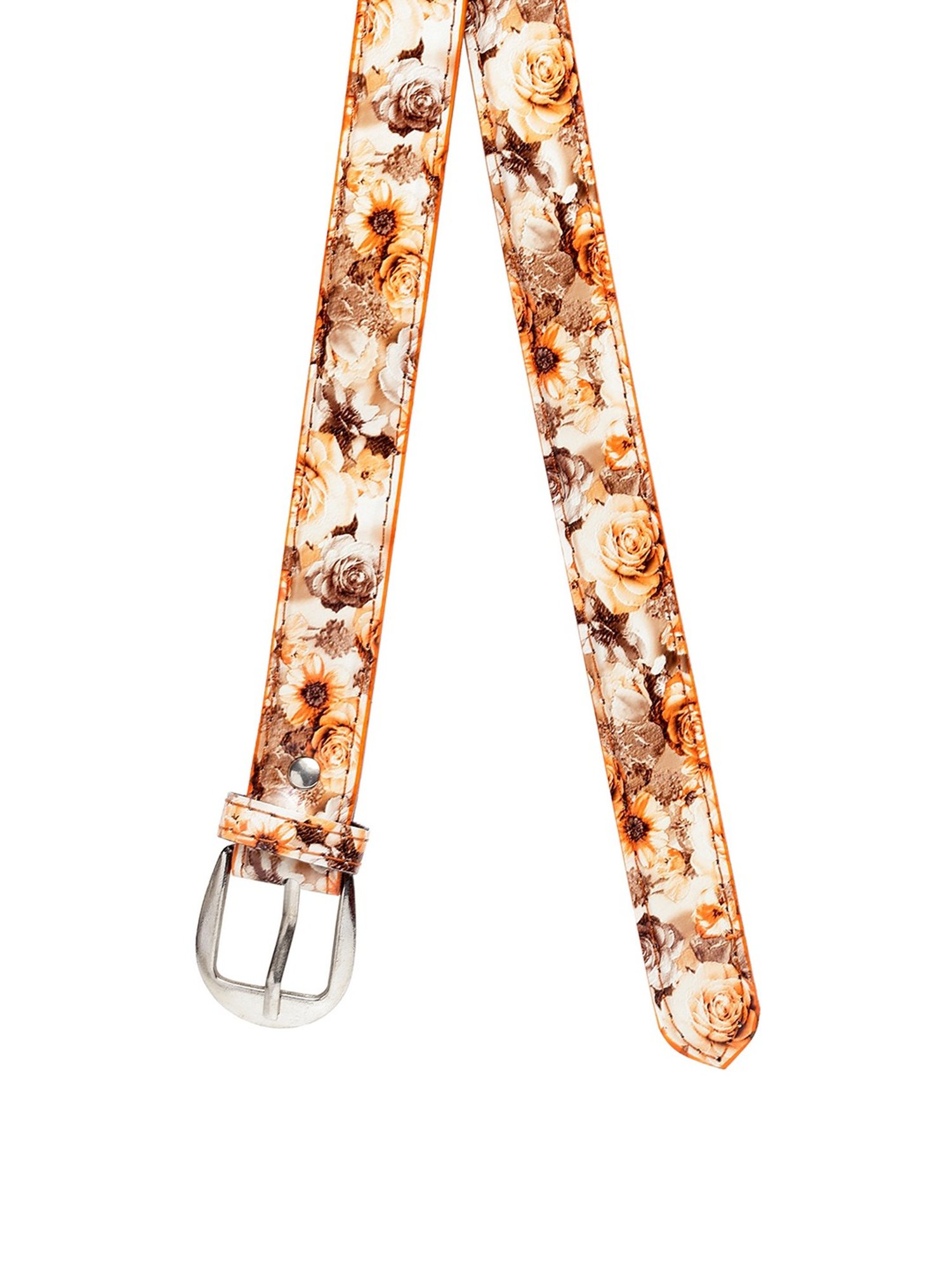 Apsis Orange PU Waist Belt for Women