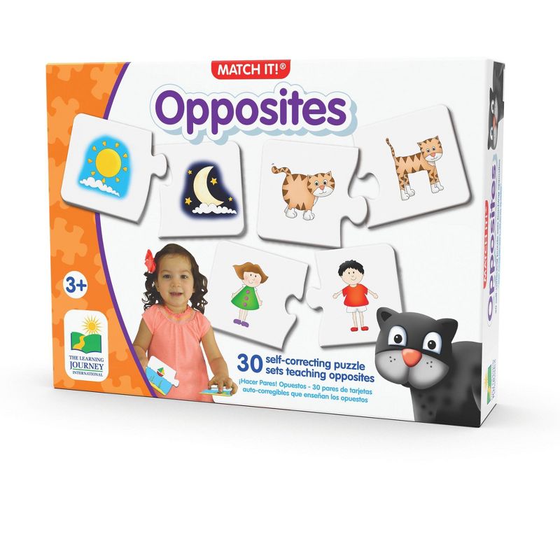 The Learning Journey Match It! Opposites  30 self correcting puzzle sets