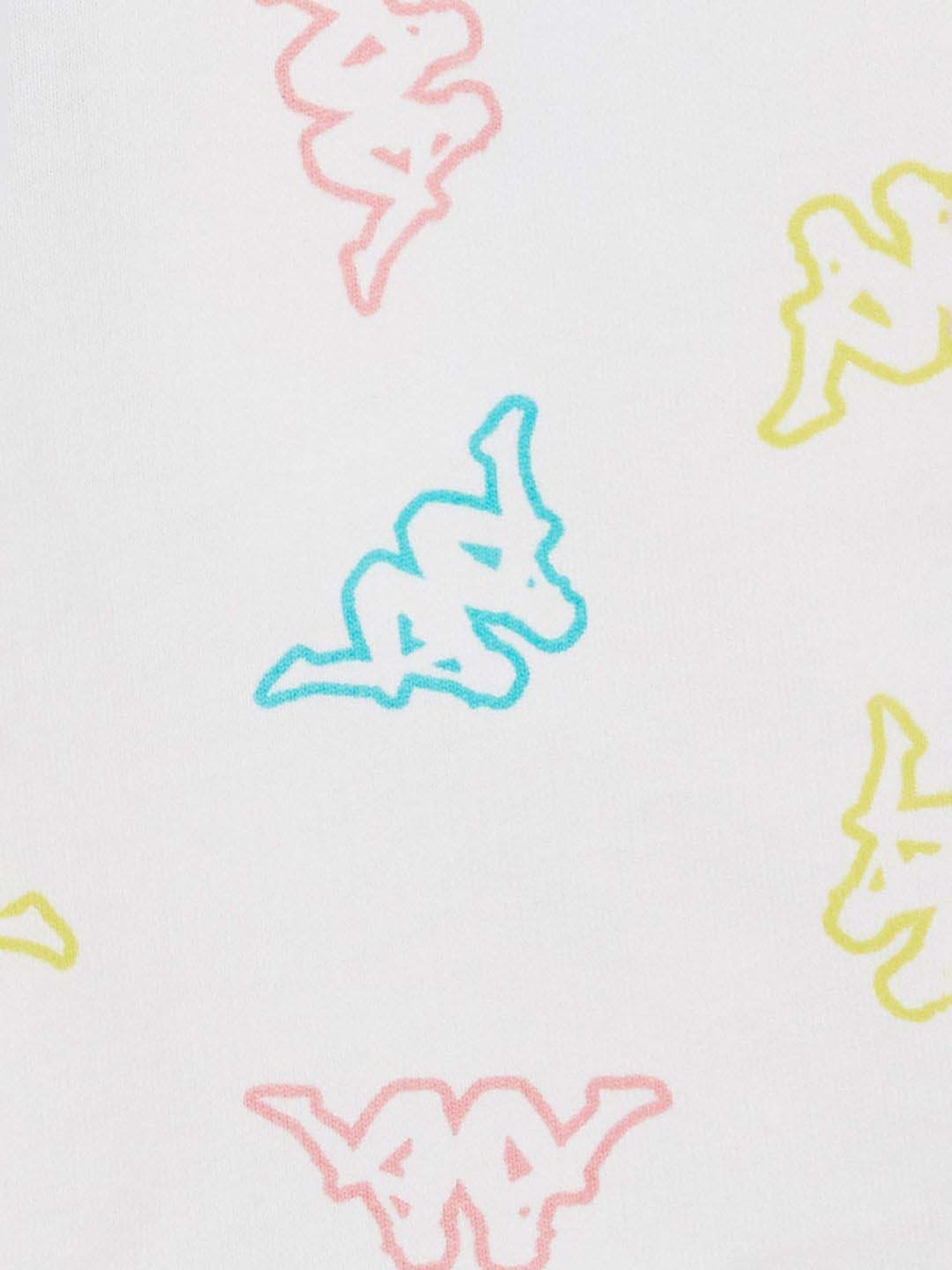 KAPPA Kids White Cotton Printed Short