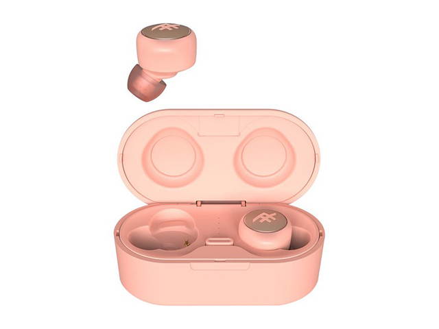 Zagg 304004624 iFrogz Airtime Premier Wireless Earbuds with Charging Case Earset - Rose Gold & Black
