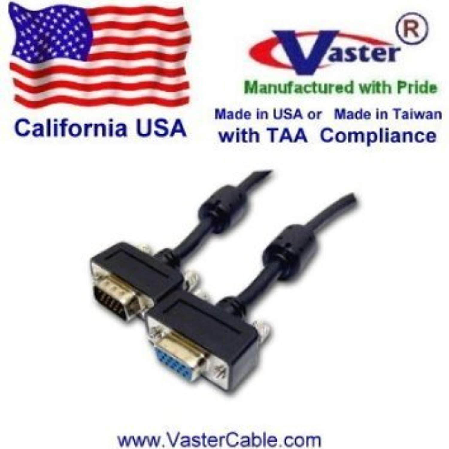 superecable - 20249 - 6 ft - high resolution micro s-vga slim wire & hood monitor video extension cable, with ferrite cord