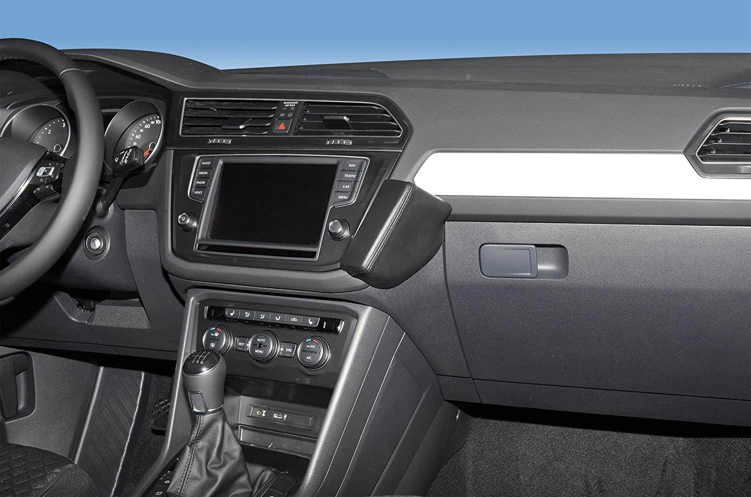 Kuda 2365 Leather Mount Black Compatible with VW TIGUAN (Since 2017)