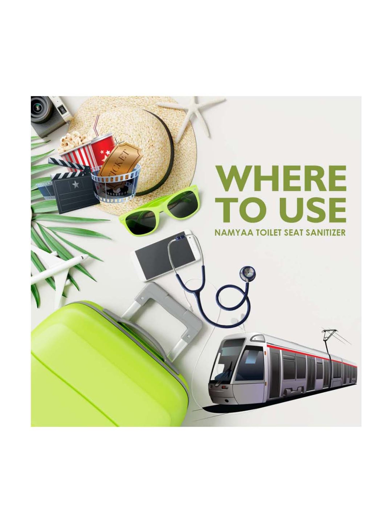 Namyaa Instant Toilet Seat Sanitizer Spray - 100 ml