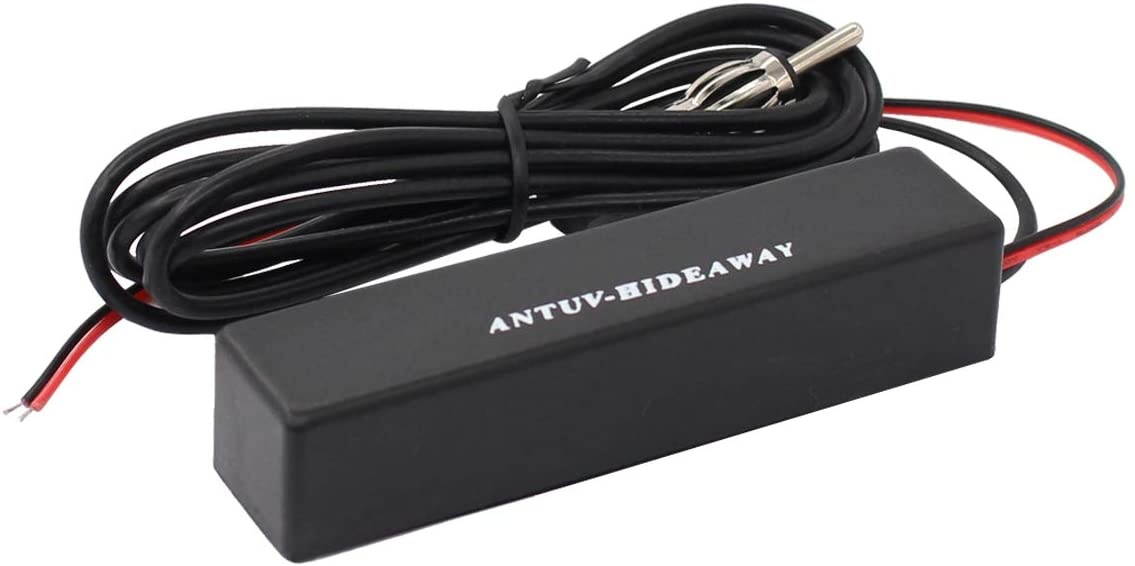 XtremeAmazing AM FM Radio Universal Amplified Stereo Windshield Hidden Antenna for Car Truck Motorcycle Harley Davidson Ultra Tour Glide Classic Street Glide