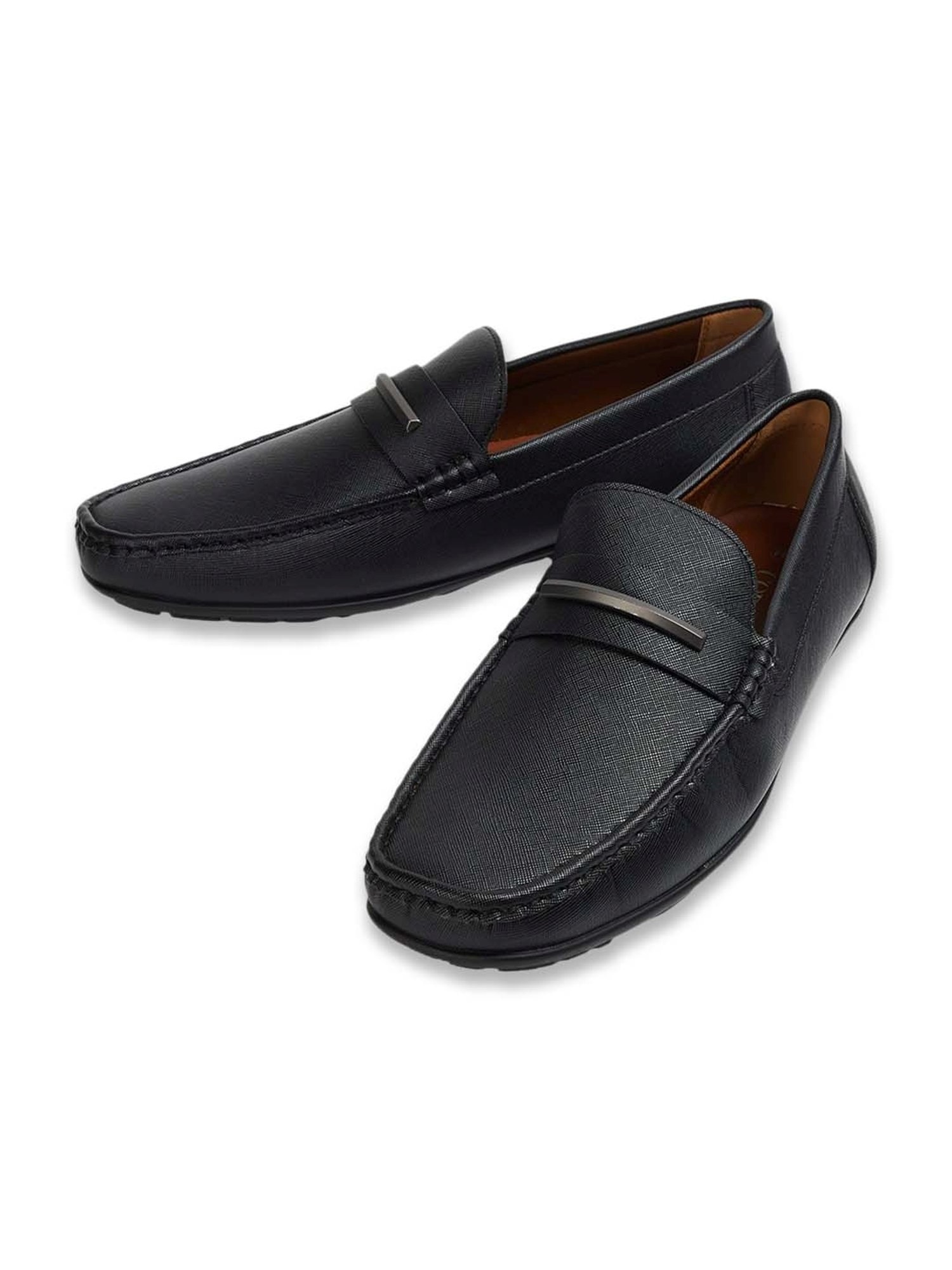 Code by Lifestyle Men's Black Casual Loafers