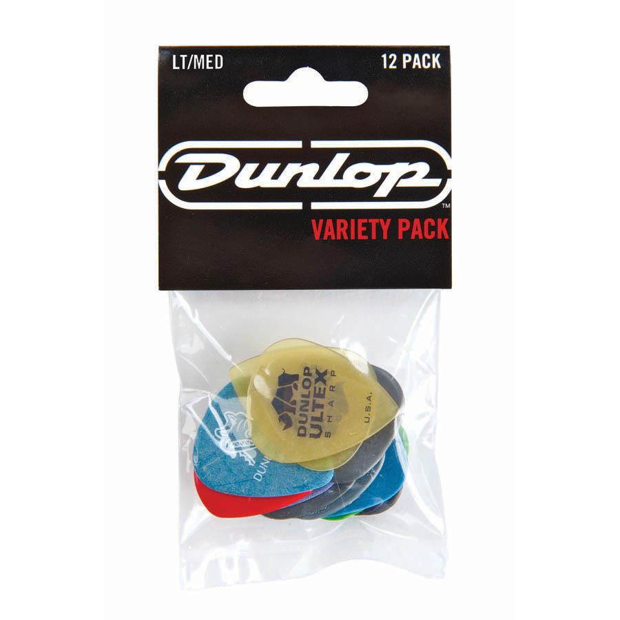 Dunlop Variety Guitar Pick 12 Packs - Light/Medium