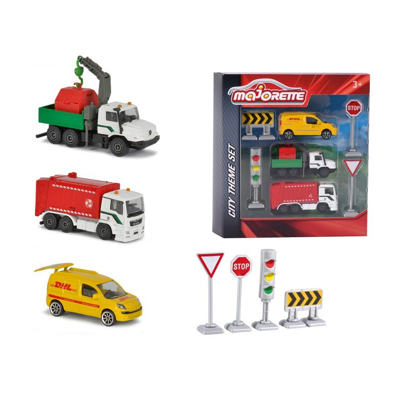 Dickie Toys Majorette City 7pc