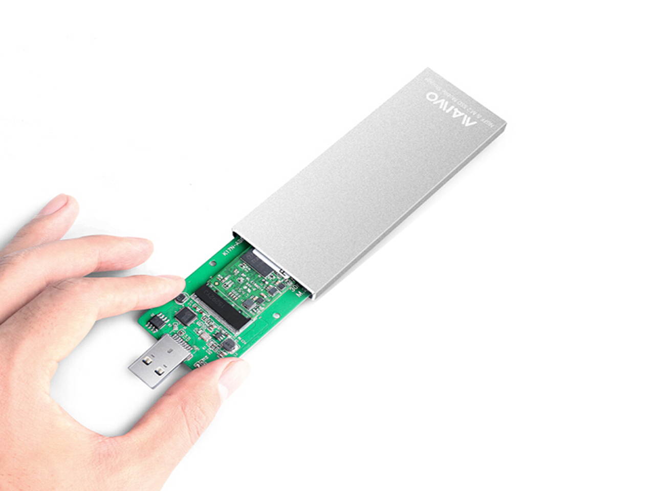 Maiwo Maiwo K17N M.2 Solid State Drive Box Sata Channel Usb3.0 Interface Desktop Notebook External Solid State Drive Box Black