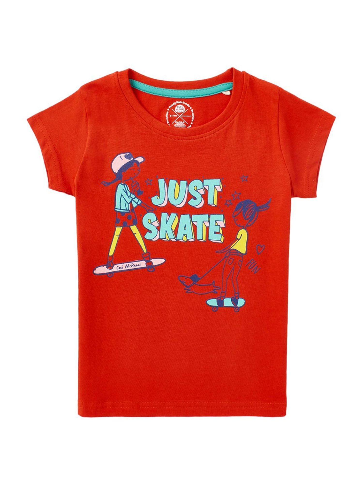 Cub McPaws Kids Multicolor Cotton Printed T-Shirt (Pack of 3)