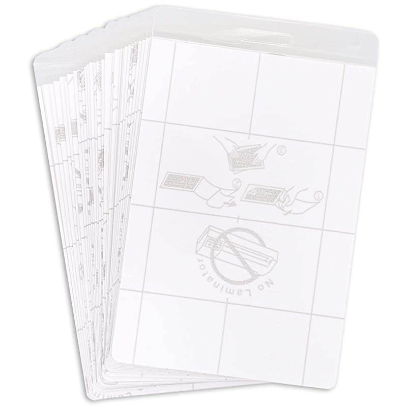 30Pack SelfSeal Laminating Pouches for Luggage Tags 4 x 25 Inches