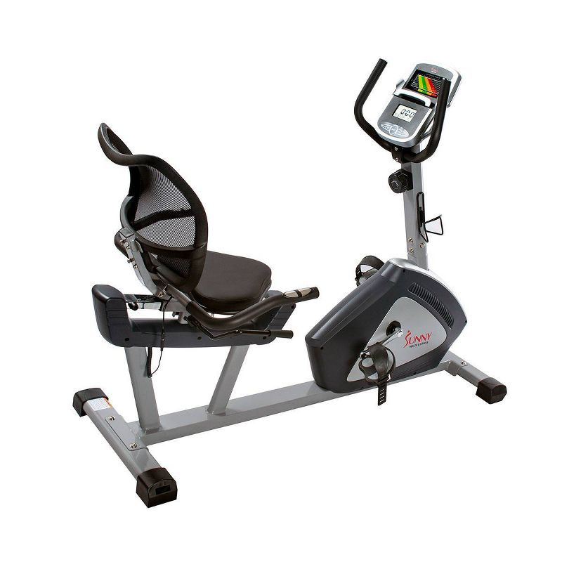Sunny Health & Fitness Endurance Zone Training Recumbent Bike