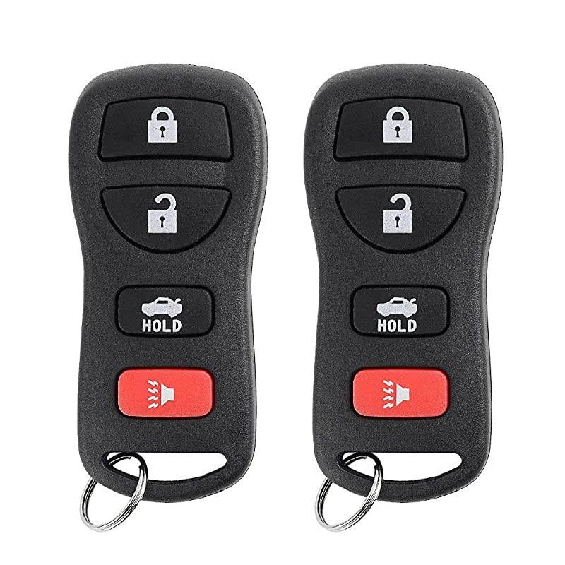 2 key fob Replacement FCC ID: KBRASTU15 CWTWB1U758 CWTWB1U821 for Nissan Infiniti keyless entry remote
