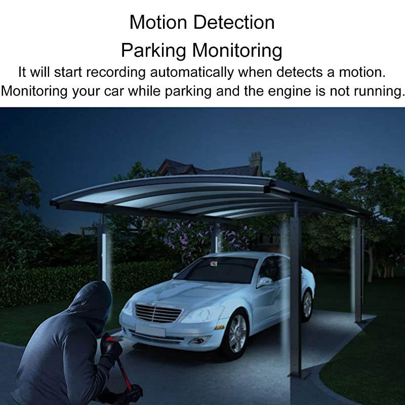 Dash Cam 1080P FHD Car Camera Recorder 2.45 Inch LCD Screen 170&deg;Wide Angle, Dash Camera for Cars with G-Sensor Loop Recording WDR Motion Detection Night Vision.