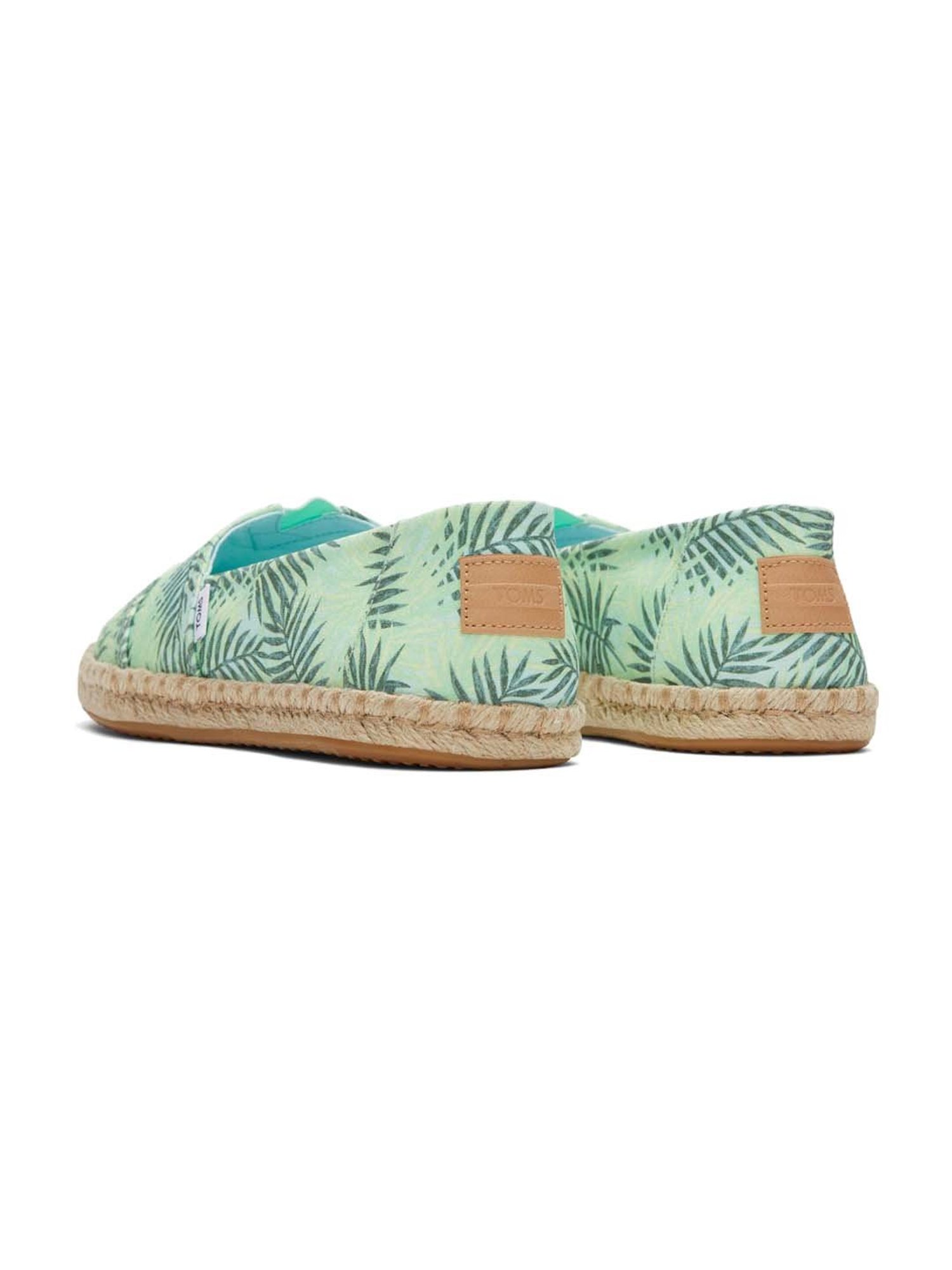 TOMS Women's Alpargata Rope Mint Green Espadrille Shoes