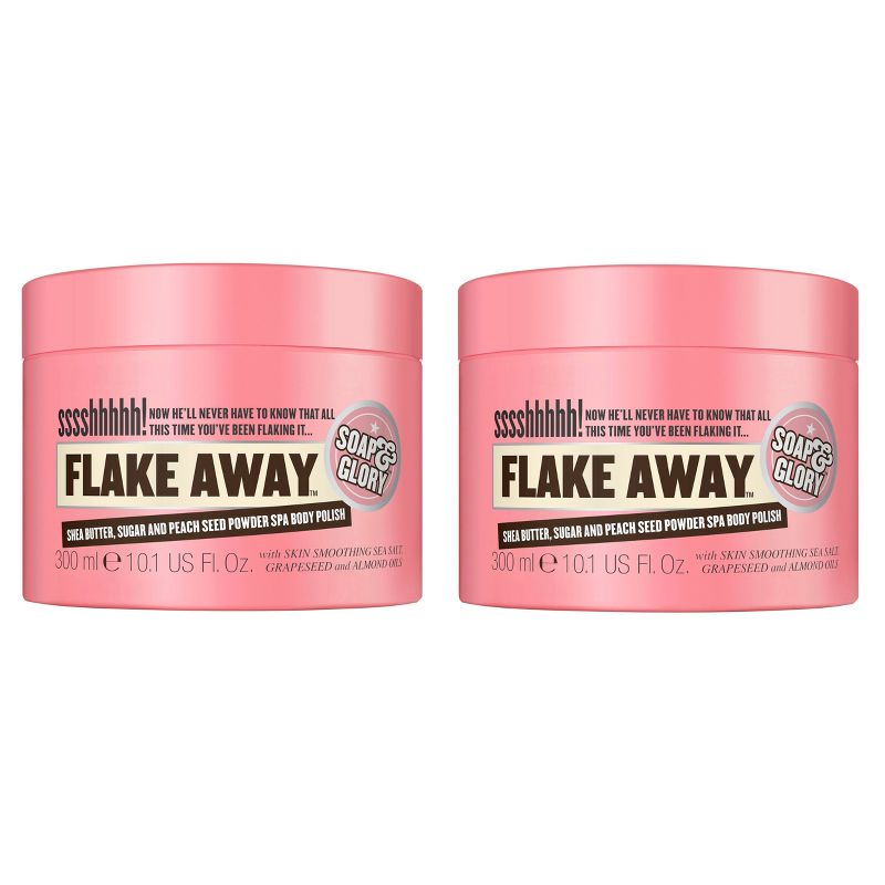 Soap & Glory Flake Away Body Polish - 2ct/10.1 fl oz