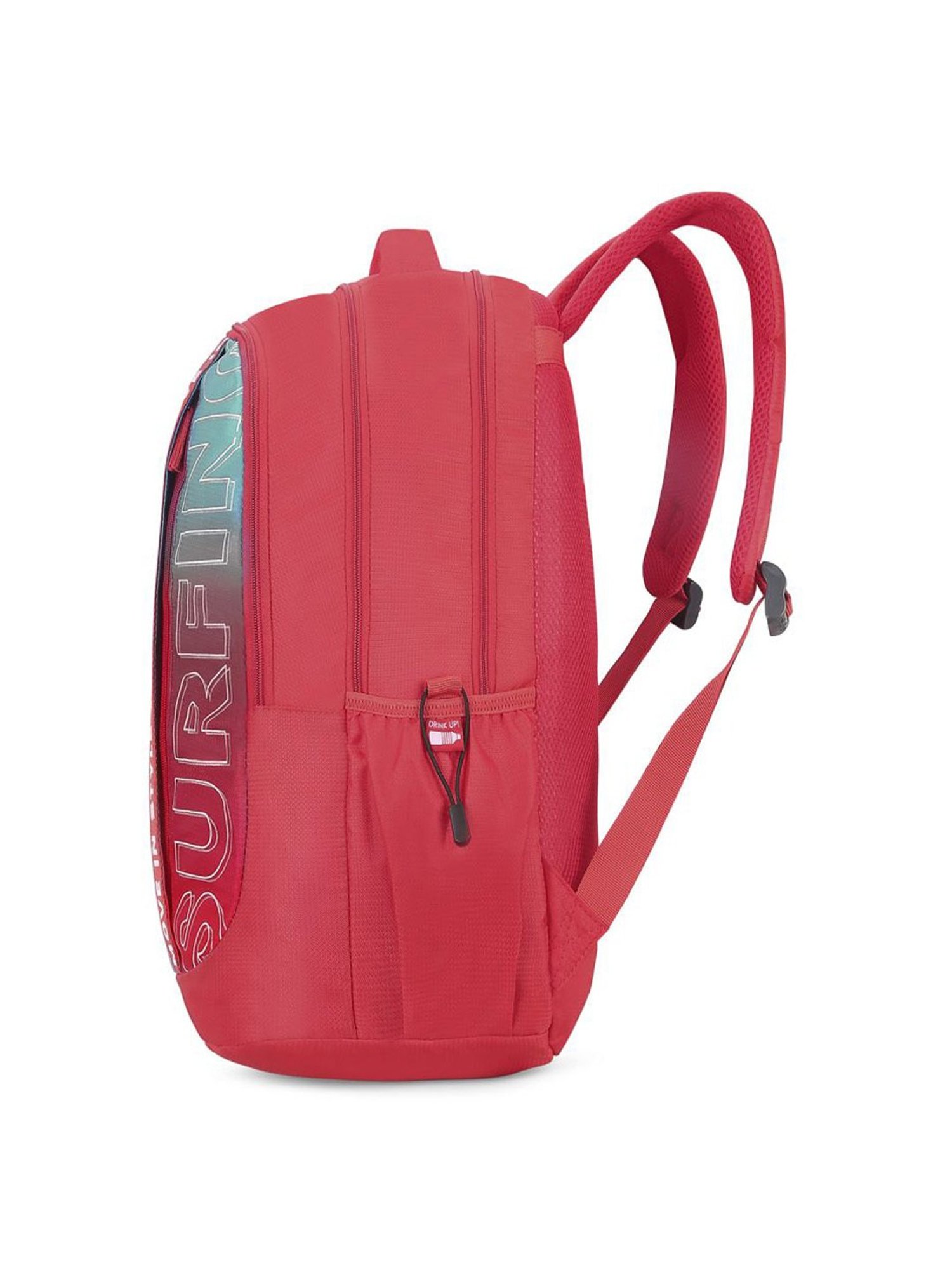 Skybags Klan Plus 04 Red Polyester Printed Backpack - 32 Ltrs