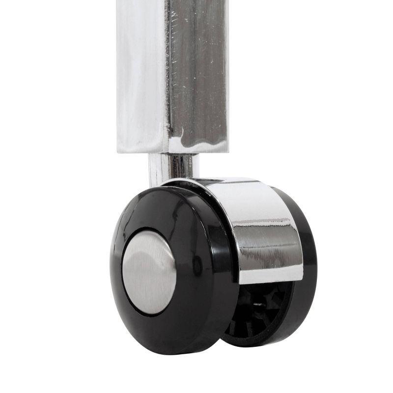 Sew Ready Adjustable Height Hobby and Craft Table with Drawers Silver/White - Studio Designs