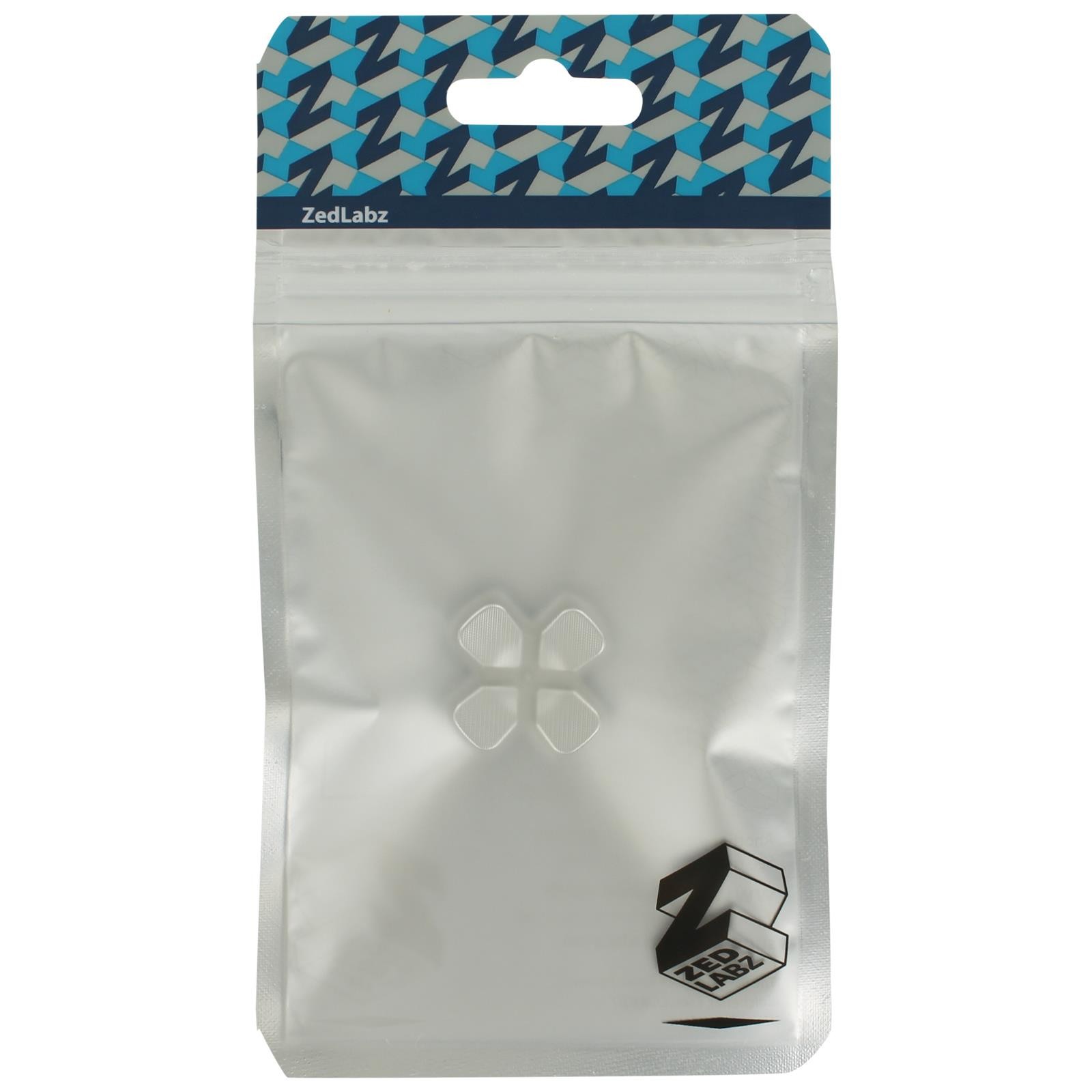 ZedLabz aluminium alloy metal directional d pad arrow button for Sony PS4 controllers - silver