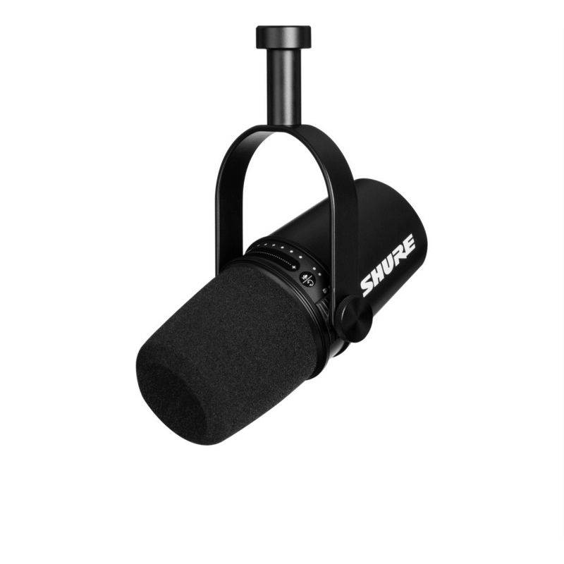 Shure MV7-K Podcast Microphone. Black