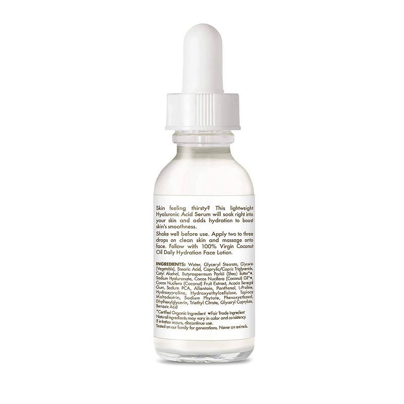 SheaMoisture 100% Virgin Coconut Oil Hyaluronic Acid Serum - 1 fl oz