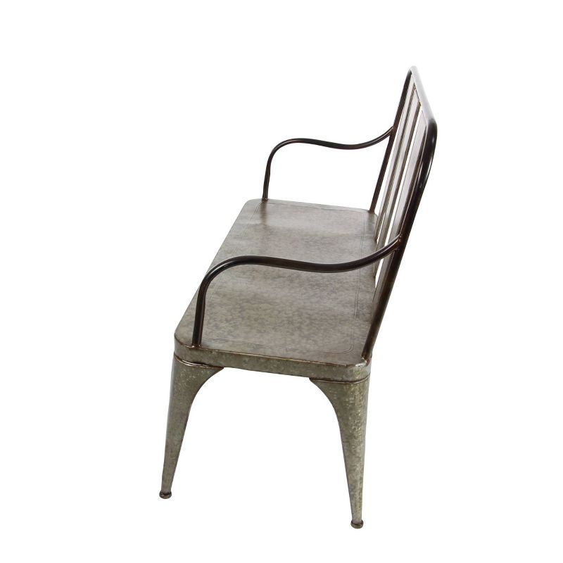 Metal Garden Bench - Olivia & May