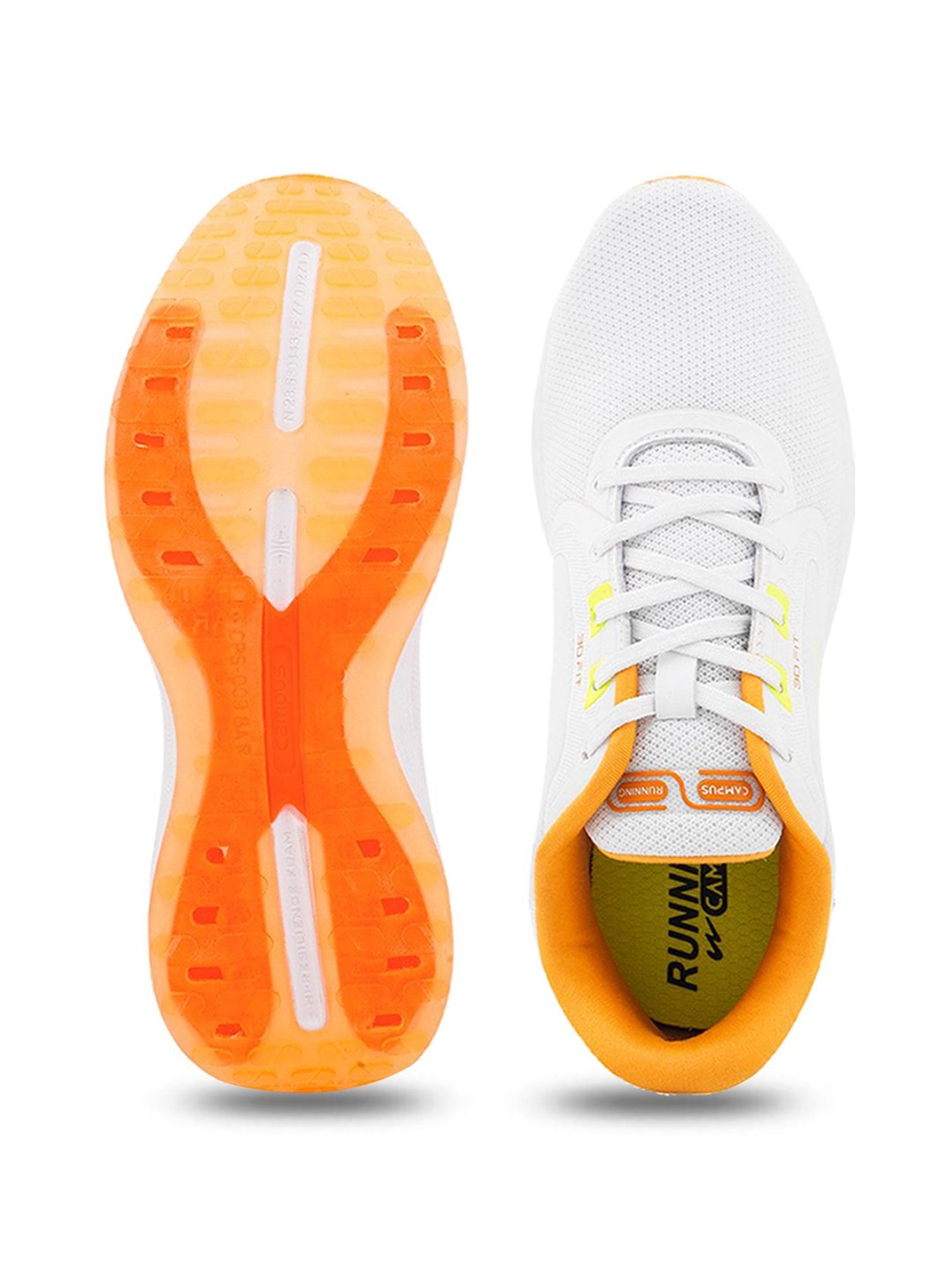 Campus Men's White Running Shoes