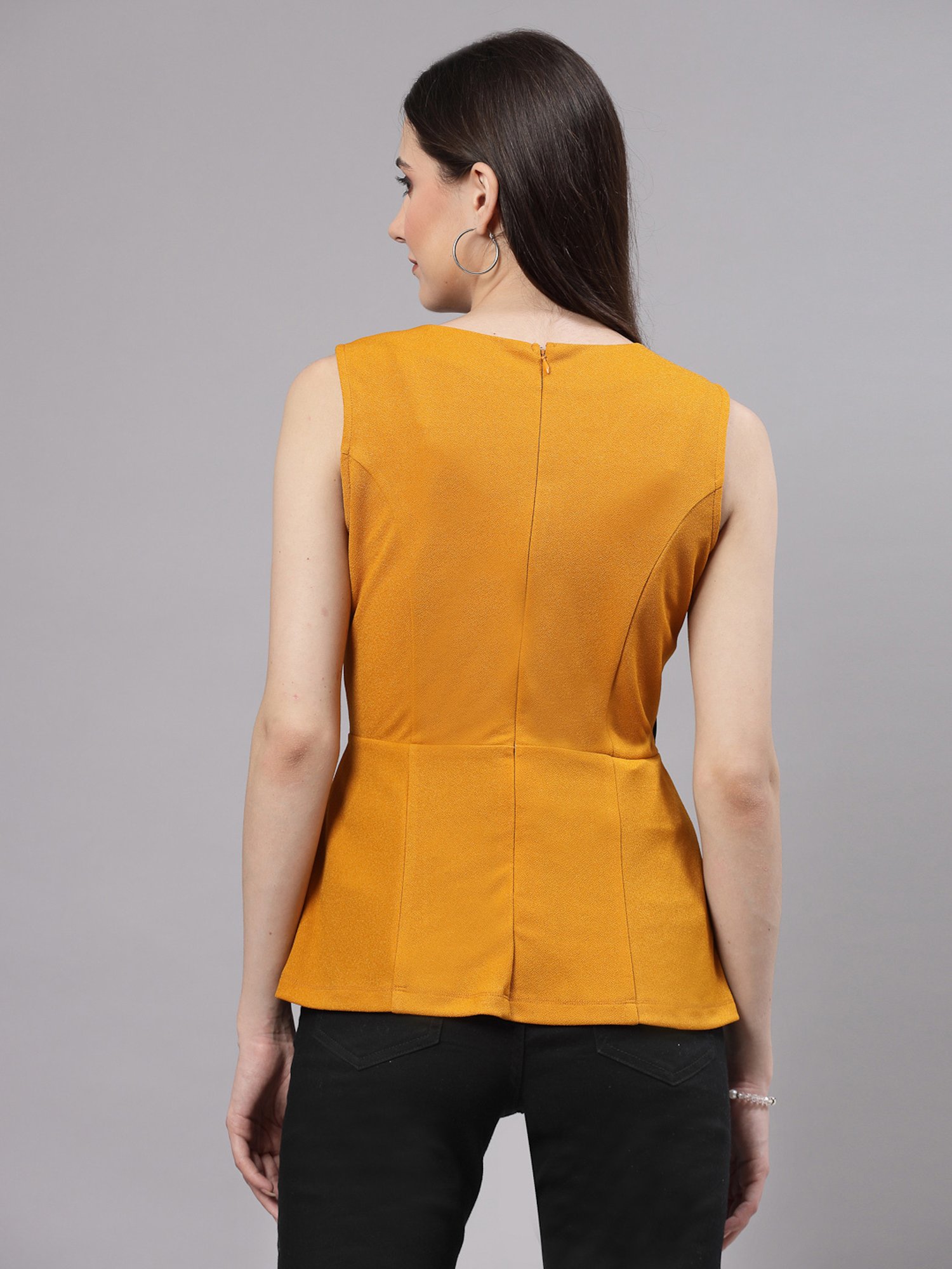 Style Quotient Yellow Regular Fit Top