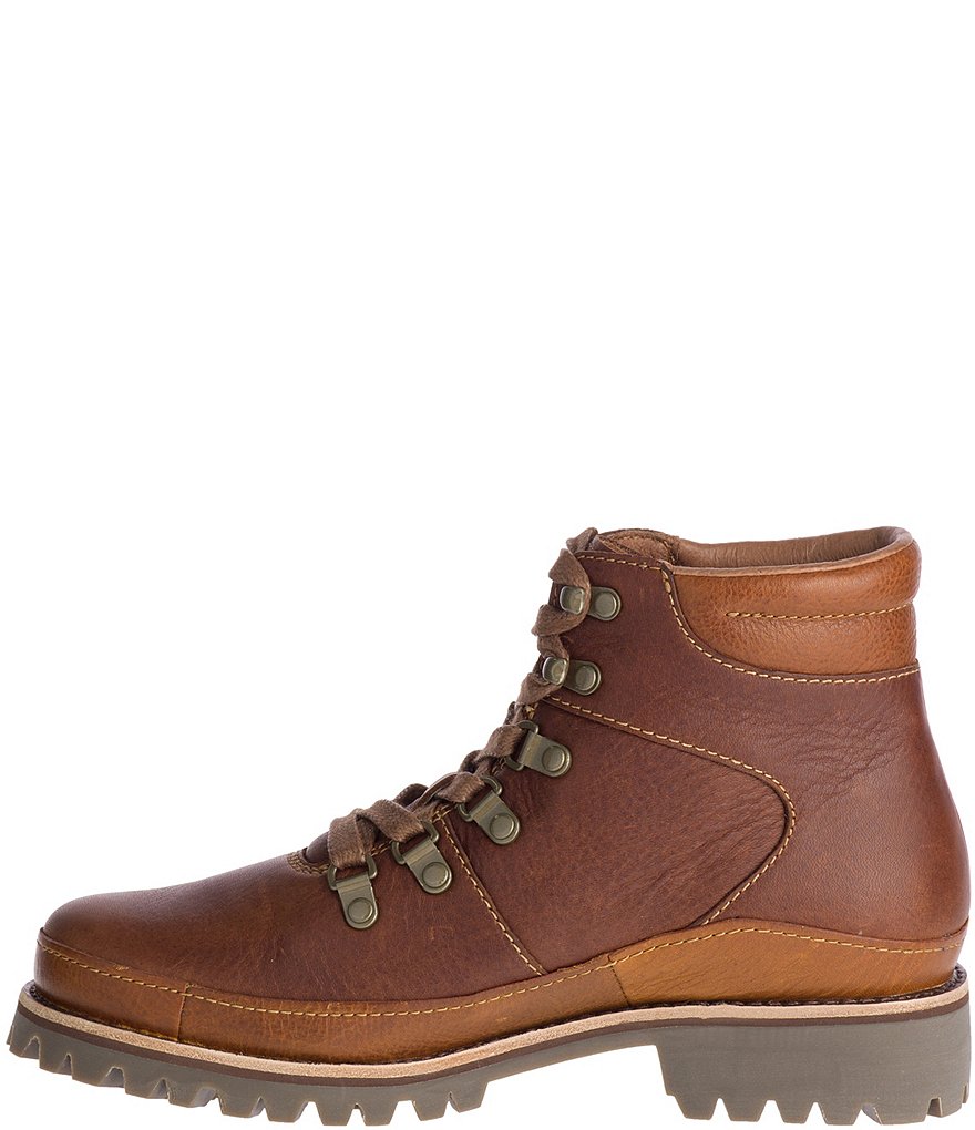 Chaco Women's Fields Waterproof Leather Lug Sole Combat Boots