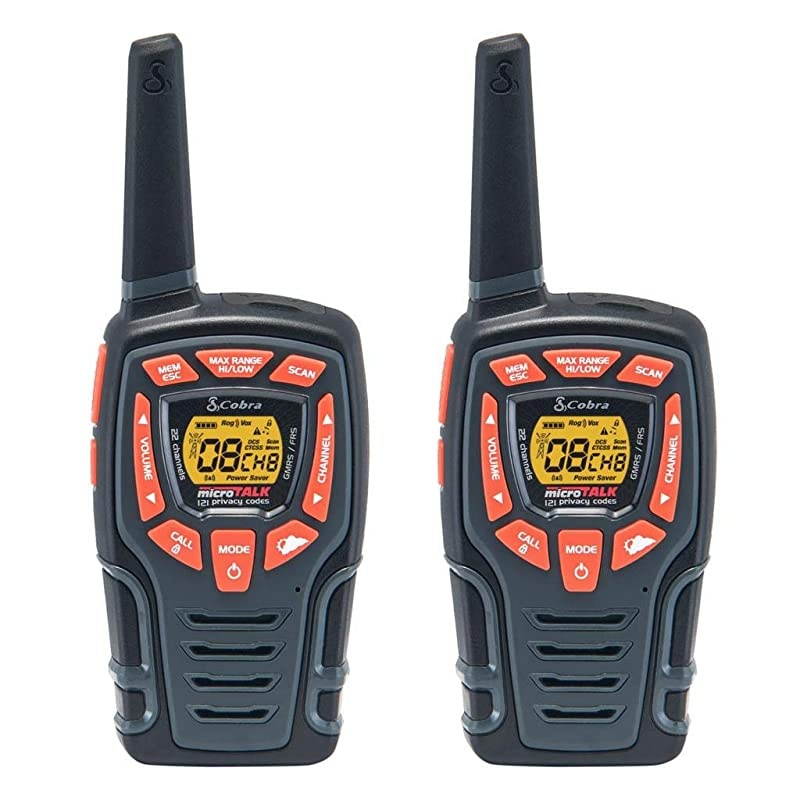 ACXT545 Walkie Talkies - Rechargeable, Long Range 28-Mile Two Way Radio Set with VOX ( 2 Pack )