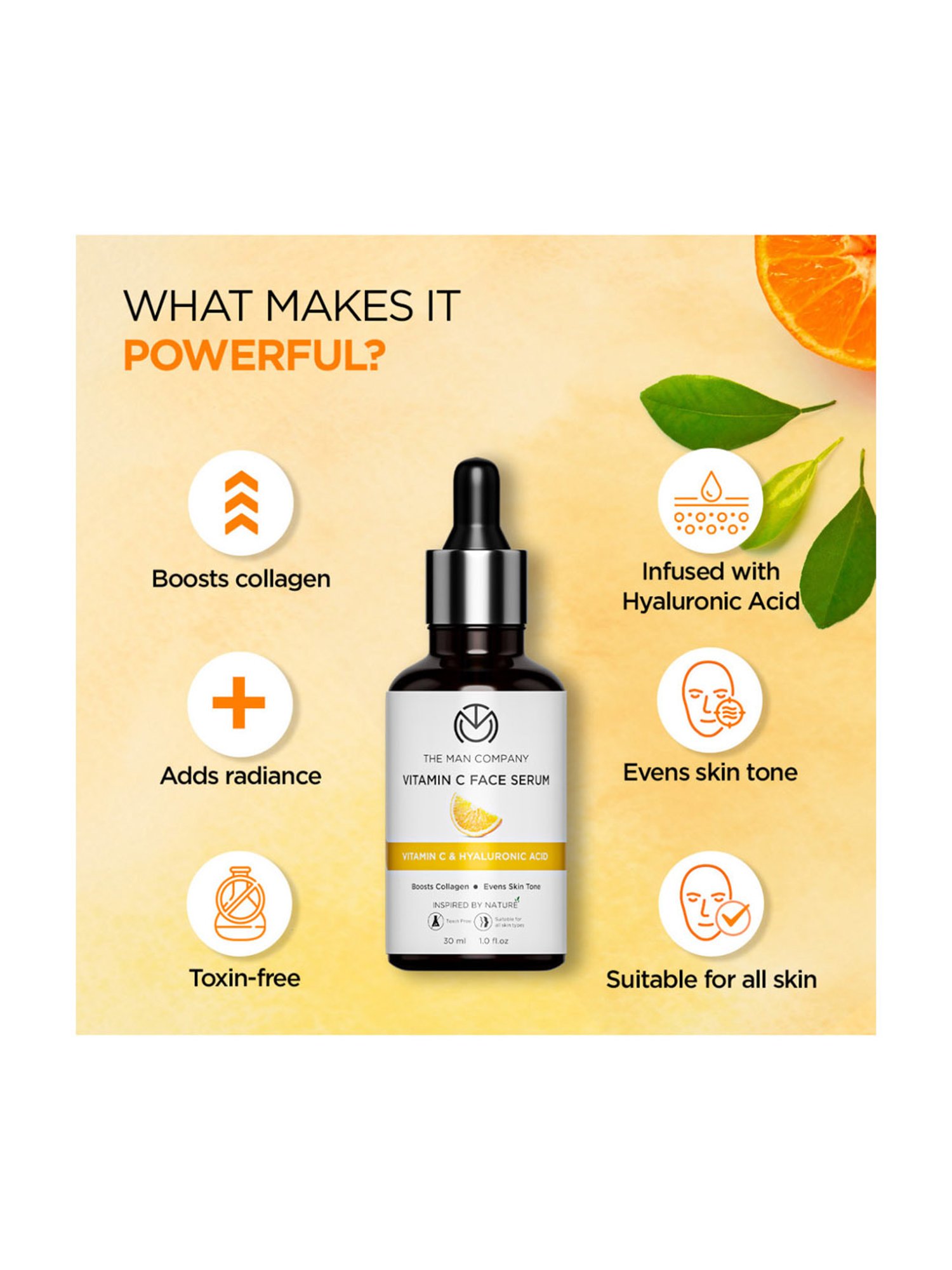 The Man Company Vitamin C Face Serum - 30 ml