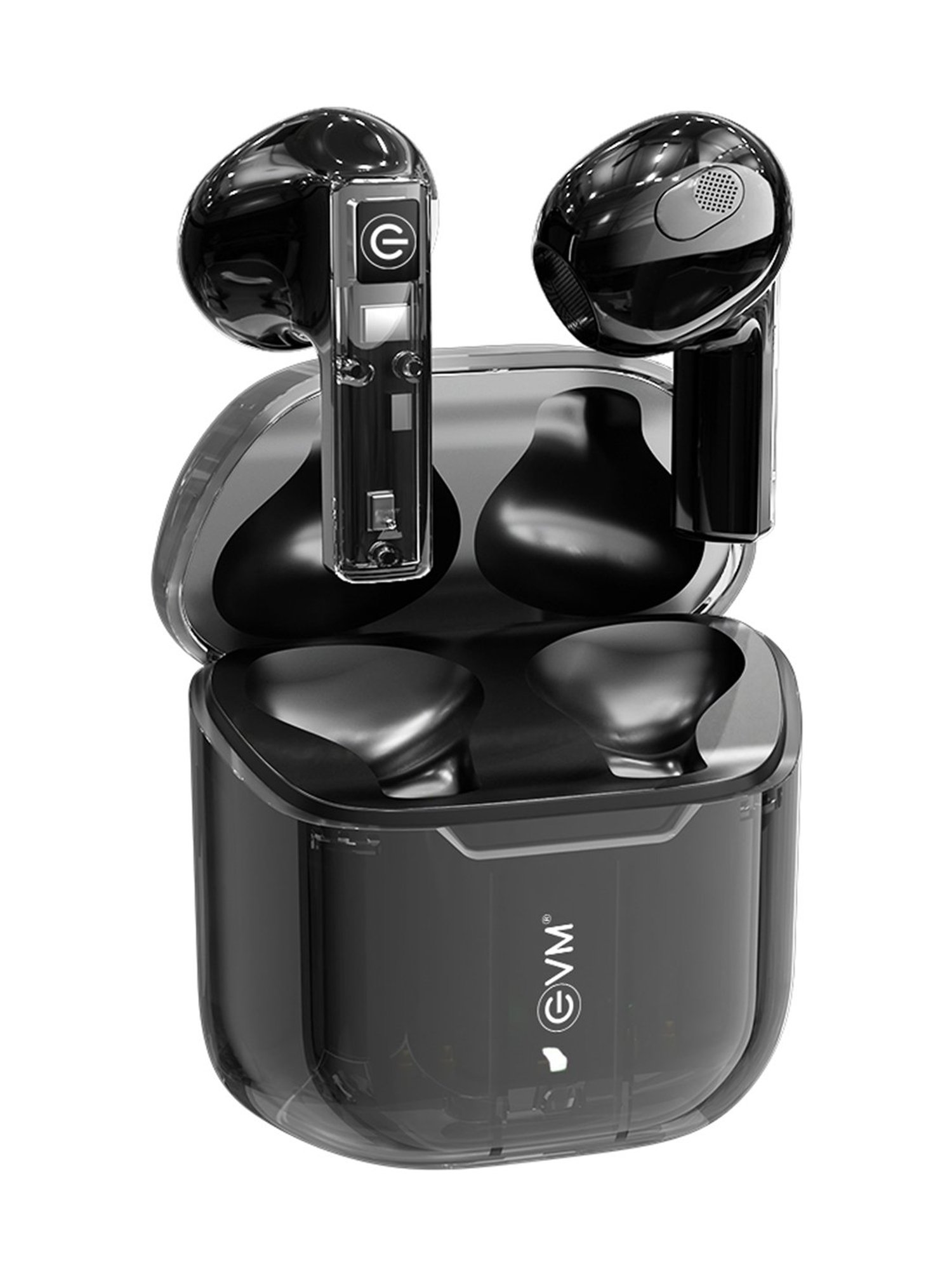 EVM ENBUDS TWS Bluetooth Earbuds with Standby Time Upto 100Hrs, BT V5.3 (Black)