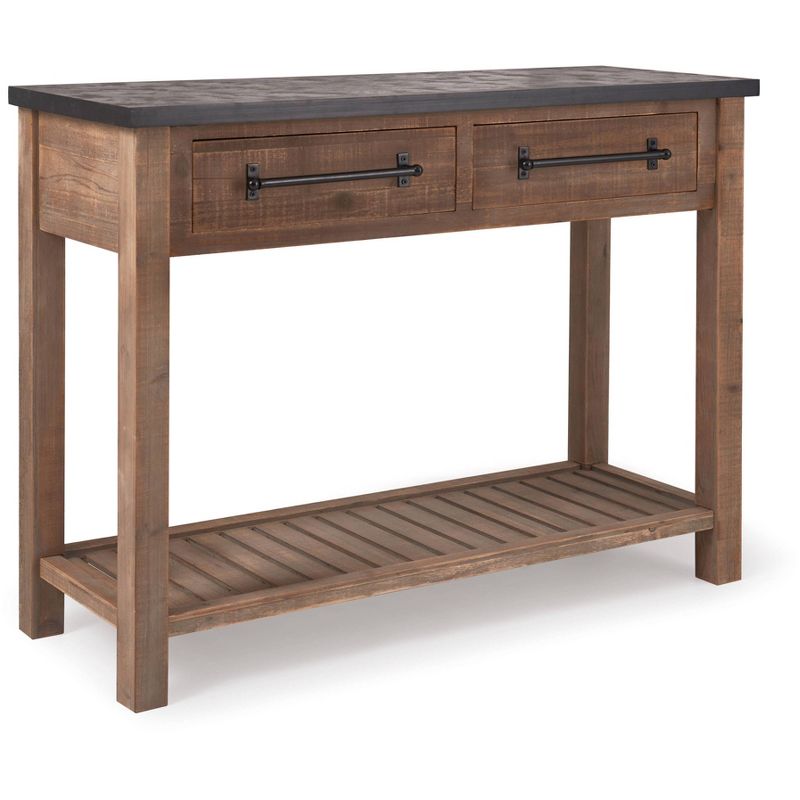 Eugene Console Table Brown - ClickDecor