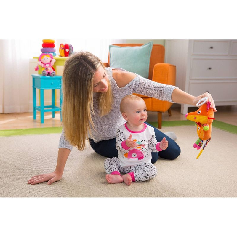 Lamaze Flannery the Fox Clip & Go Baby Toy