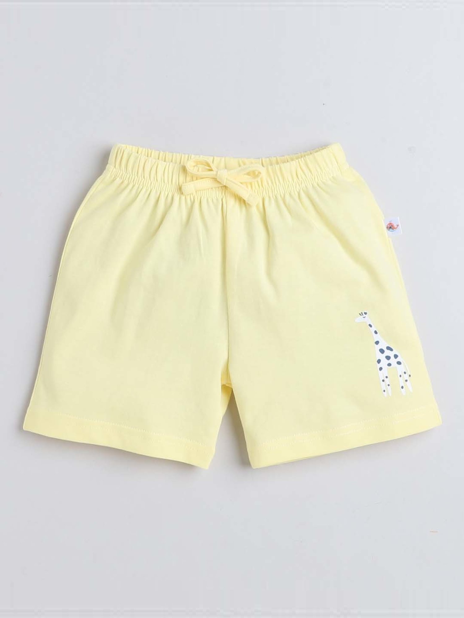 Bumzee Kids Navy & Yellow Cotton Printed T-Shirt Set