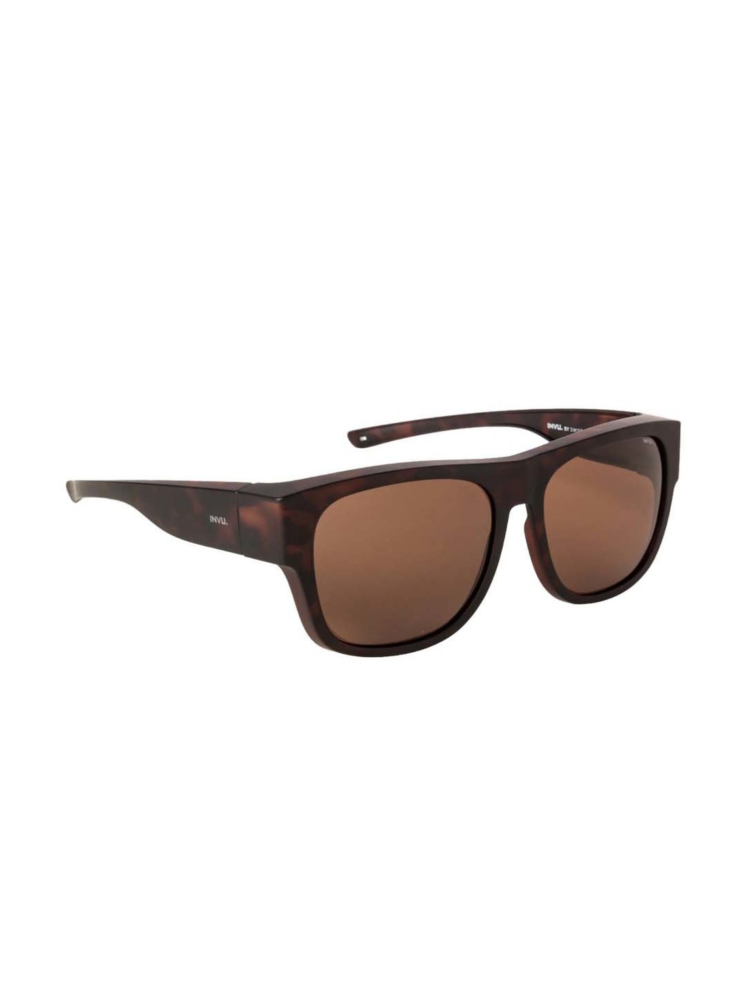 INVU Brown Wayfarer UV Protection Sunglasses for Men