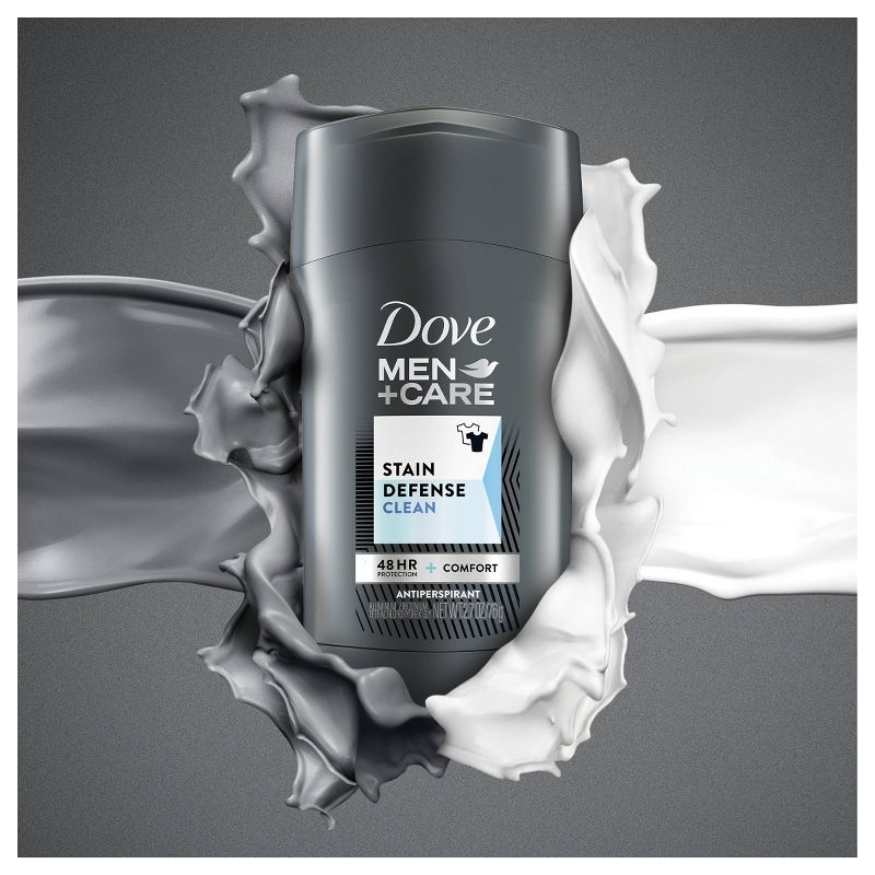 Dove Men+Care Stain Defense Clean 48-Hour Antiperspirant & Deodorant Stick - 2.7oz
