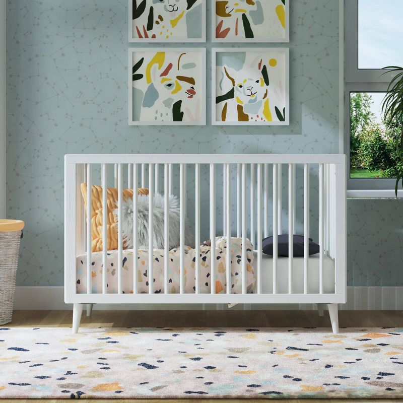 Novogratz Harper 3-in-1 Crib - White