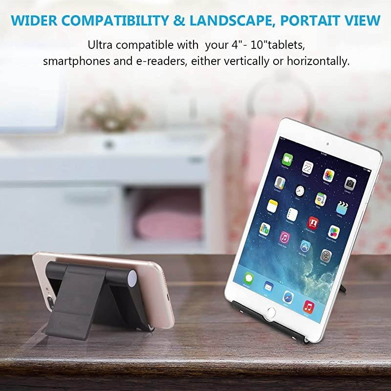 Phone Stand 4 Pack Cell Phone Stand Universal Foldable Tablet Stand MultiAngle Pocket Desktop Holder Cradle Compatible Phone XR XS Max X1187 Plus76s65 Tablets
