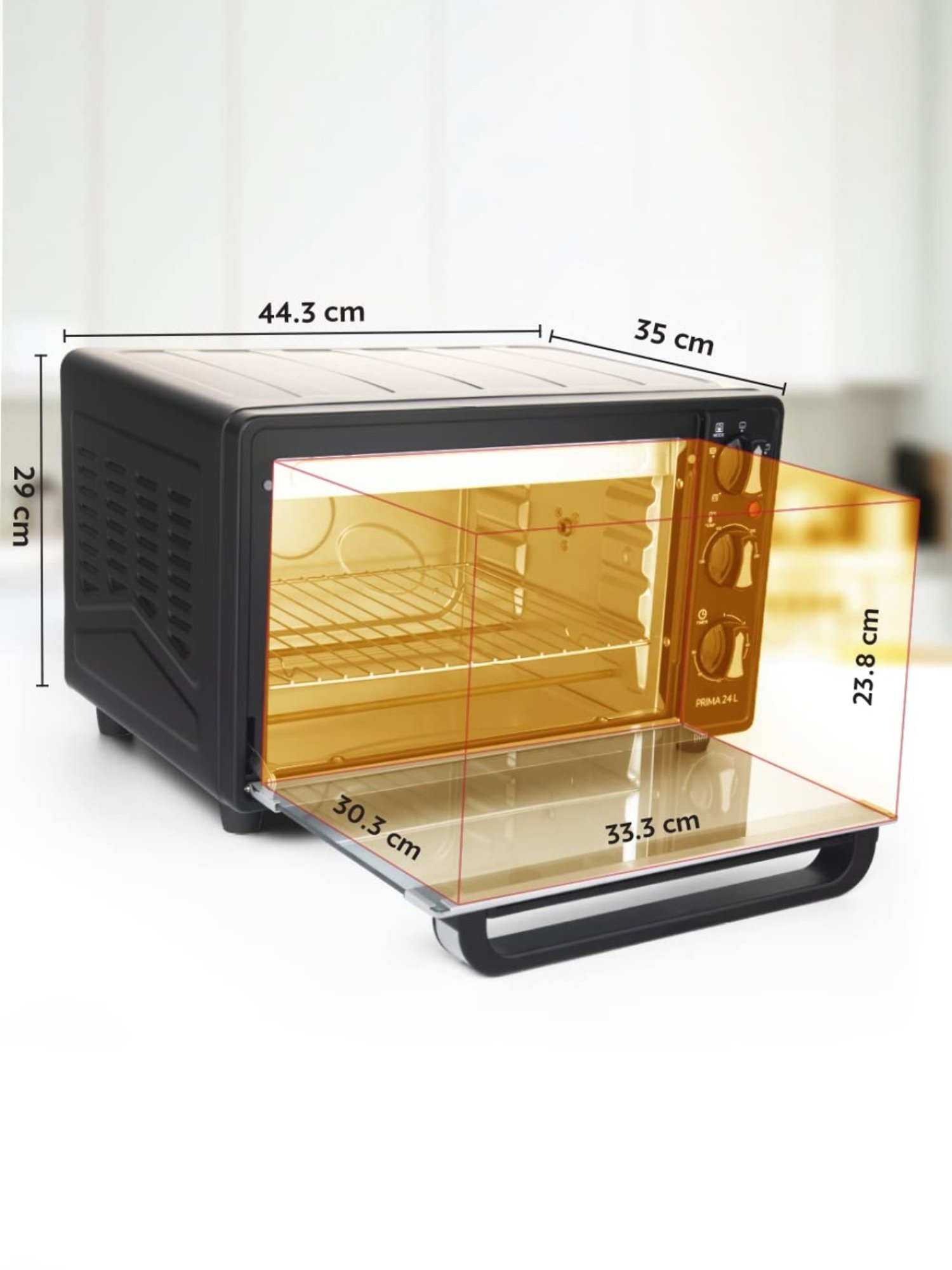 BLACK+DECKER 1280W 19L Oven Toaster Grill