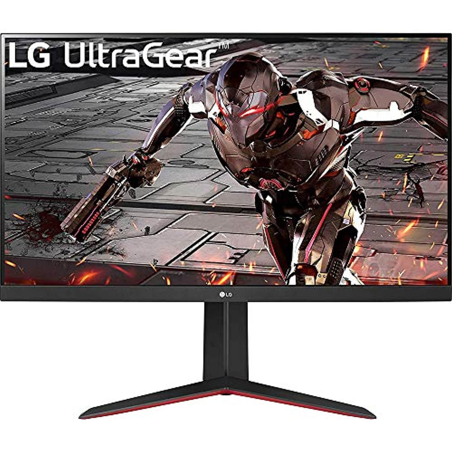 LG 32GN650-B 32-inch Ultragear QHD 165Hz 16:9 HDR10 Monitor with FreeSync Premium Bundle Tone Free HBS-FN6 True Wireless Earbuds Bluetooth Meridian Audio with UVnano Case (E7LG32GN650B)