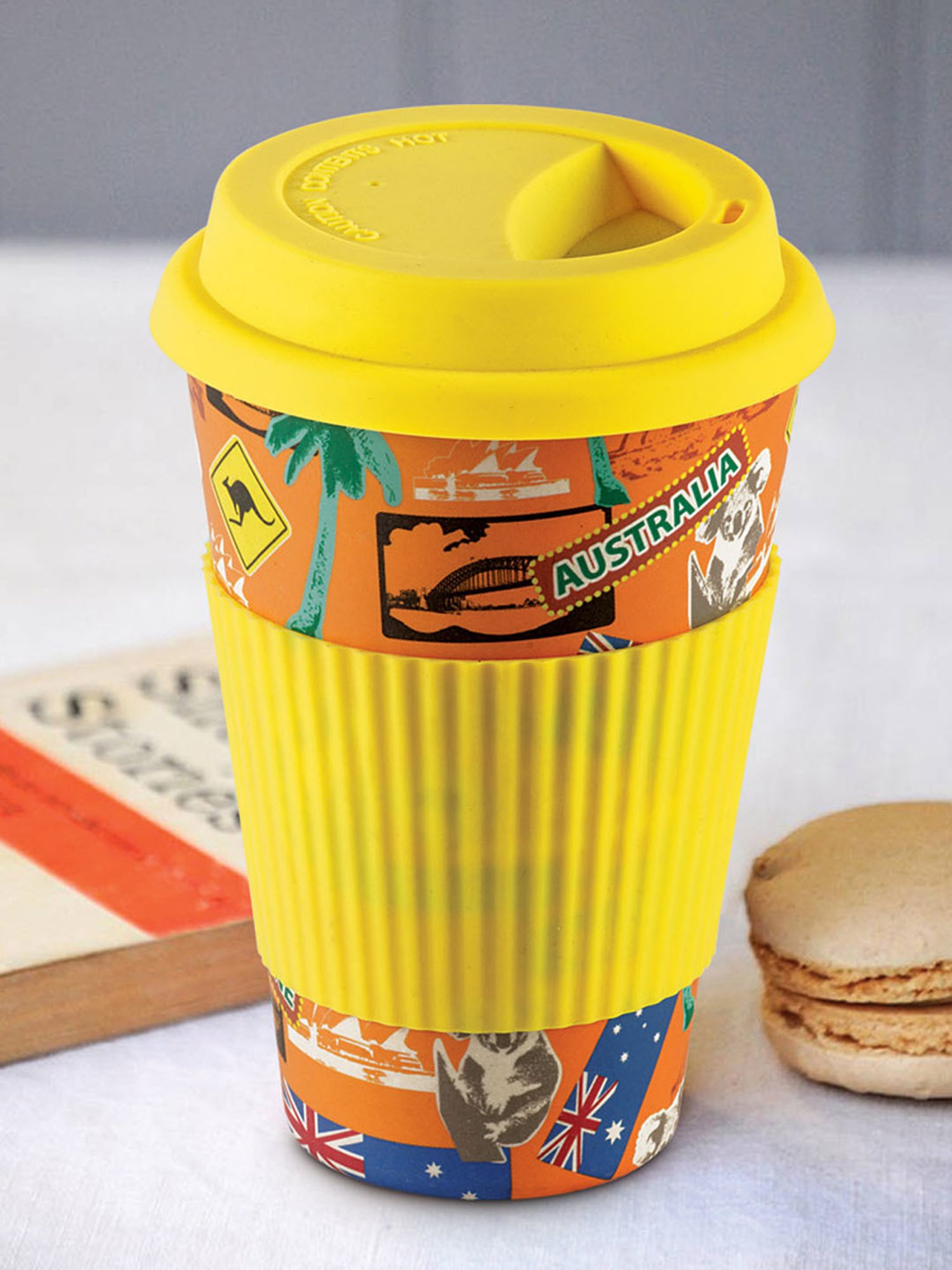 Freelance Yellow Bamboo Set of 1 Mugs