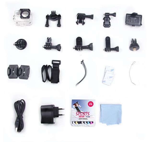 Original SJCAM SJ4000 WiFi Version 1080P Full HD Action Camera 12MP Diving Bicycle Sport DVR 1.5" LCD 30M Waterproof 170Degree Wide Angle Lens with Waterproof Case