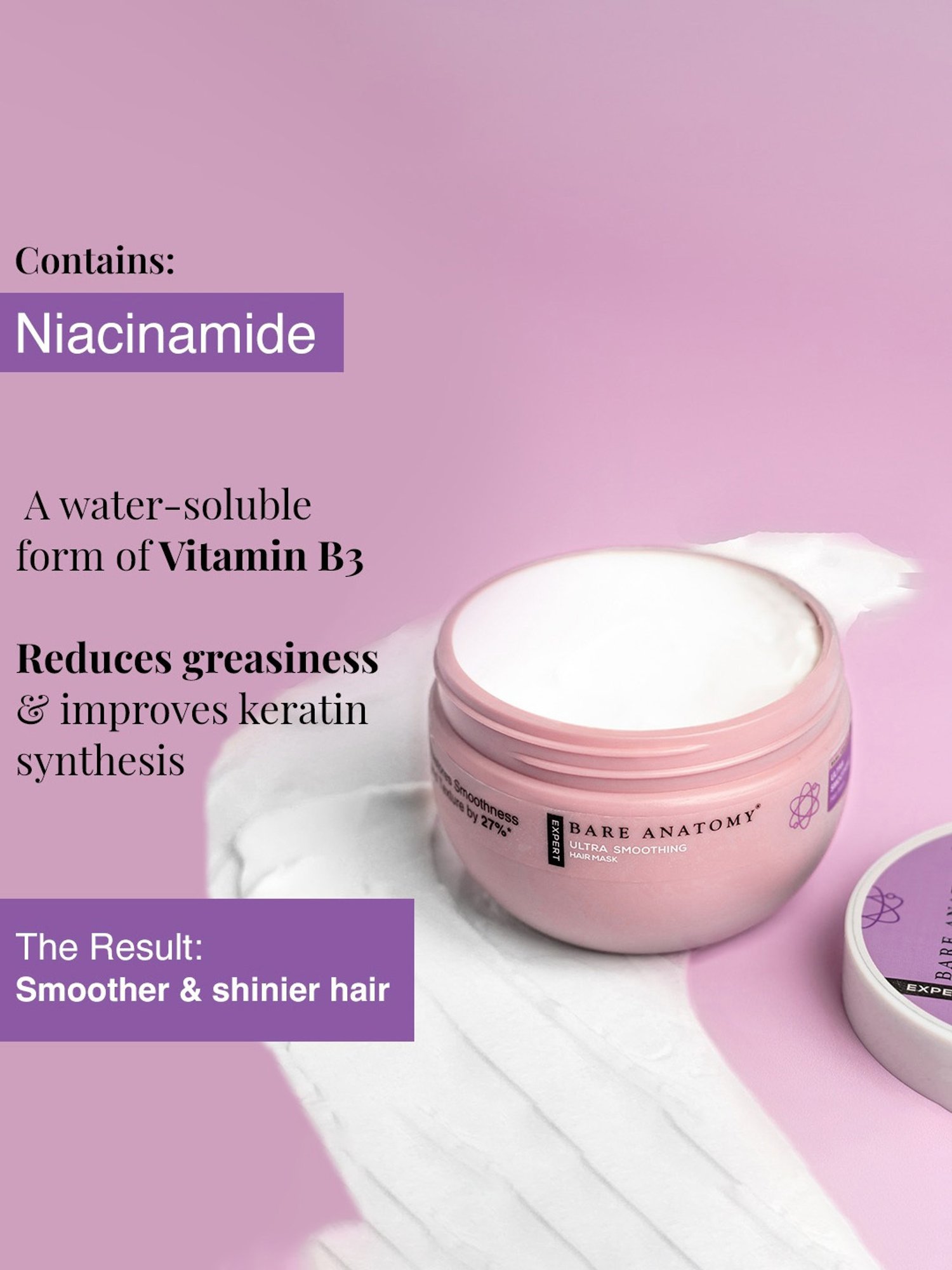 Bare Anatomy Expert Ultra Smoothing Hair Mask - 250 gm