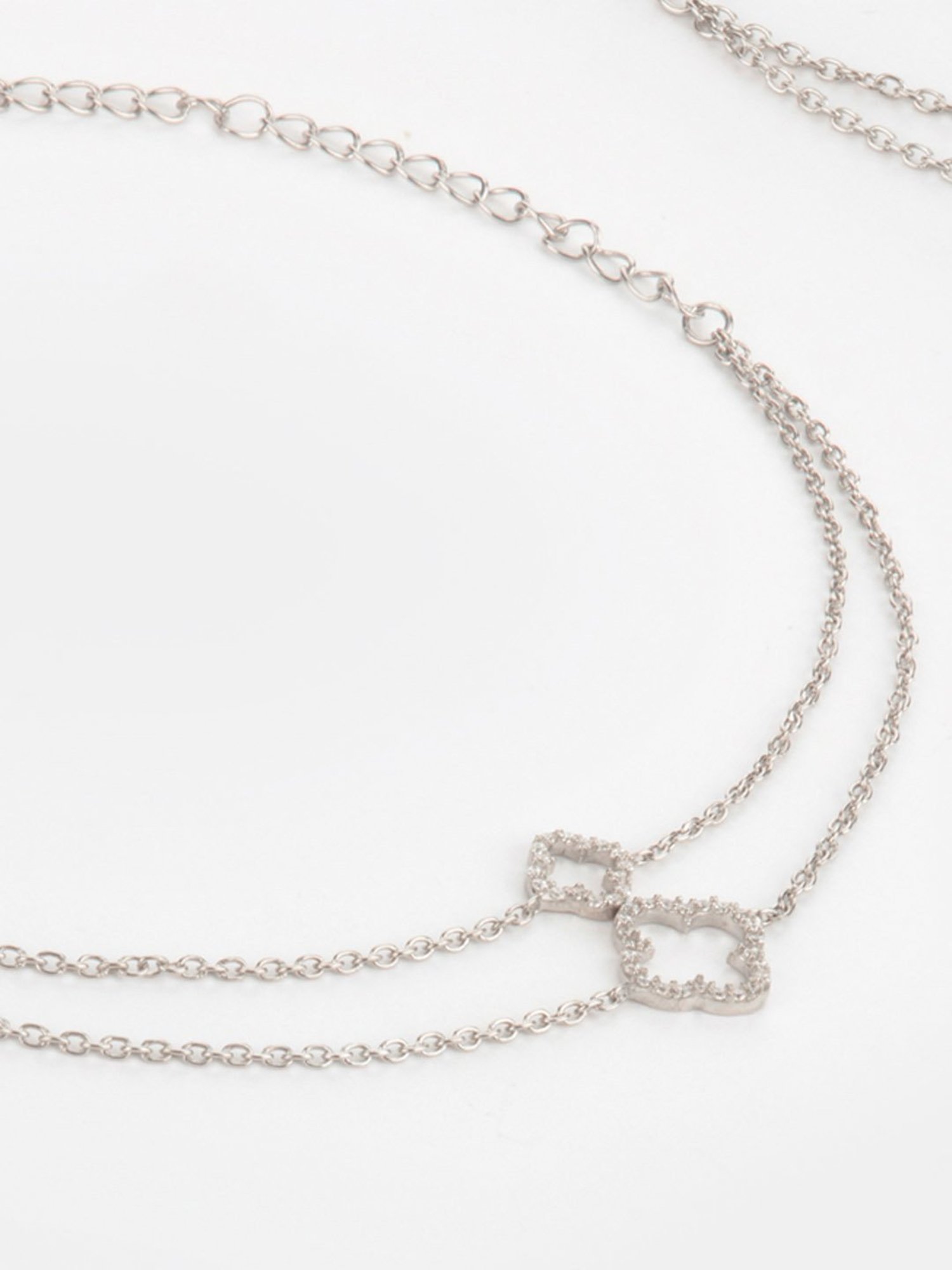 Shaya 92.5 Sterling Silver Lady Luck Anklet for Women - Set of 2