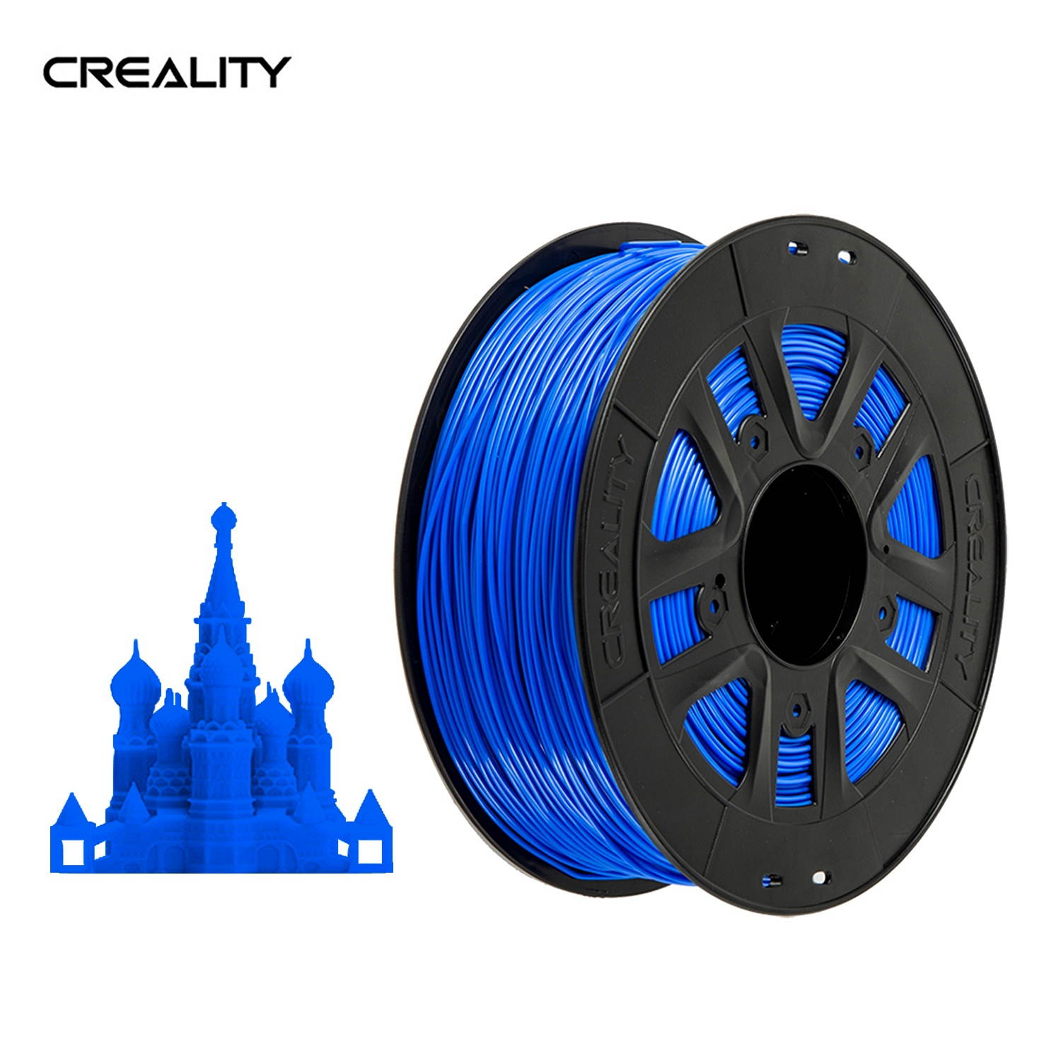 Creality 3D Printer PLA Filament 1.75mm 1kg/2.2lbs Filament Dimensional Accuracy +/- 0.02 mm, Red