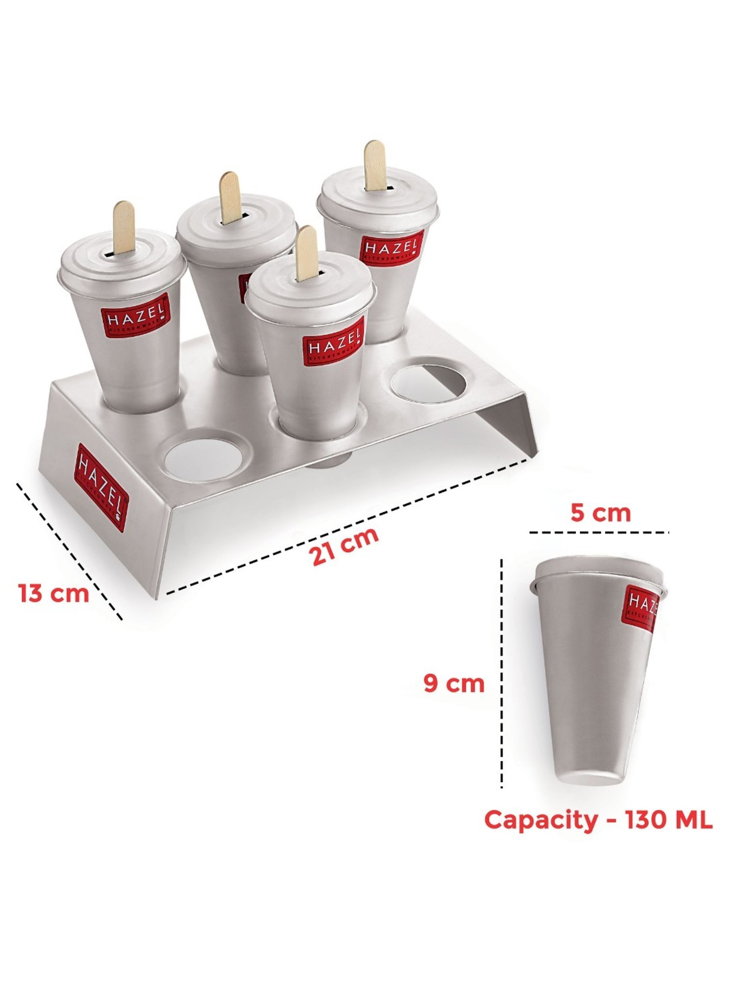 Zoku Multicolor Plastic Shark Ice Pop Mold (0.082 L)