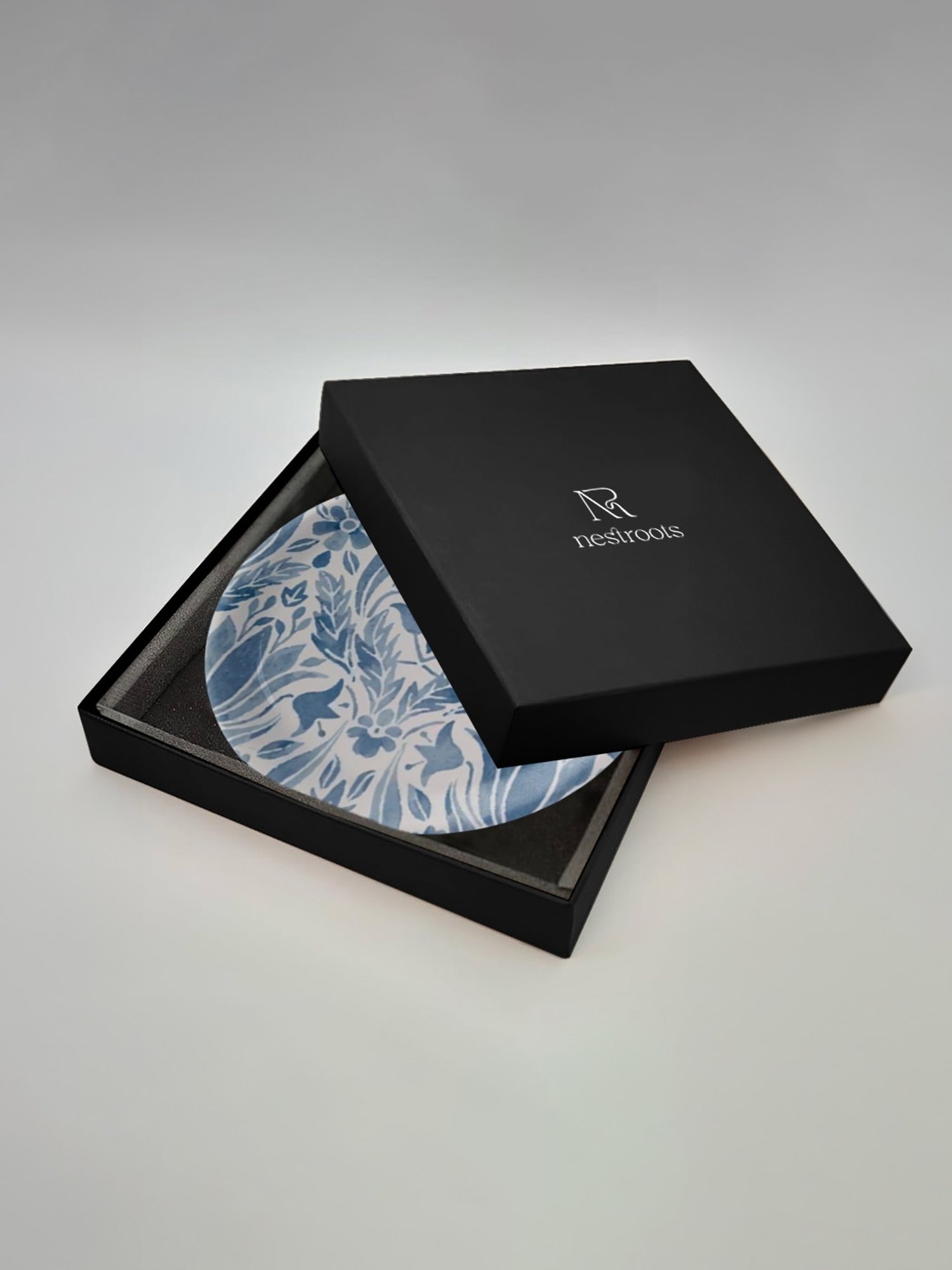 Nestroots Indigo Classic Multicolor Porcelain Wall Plate