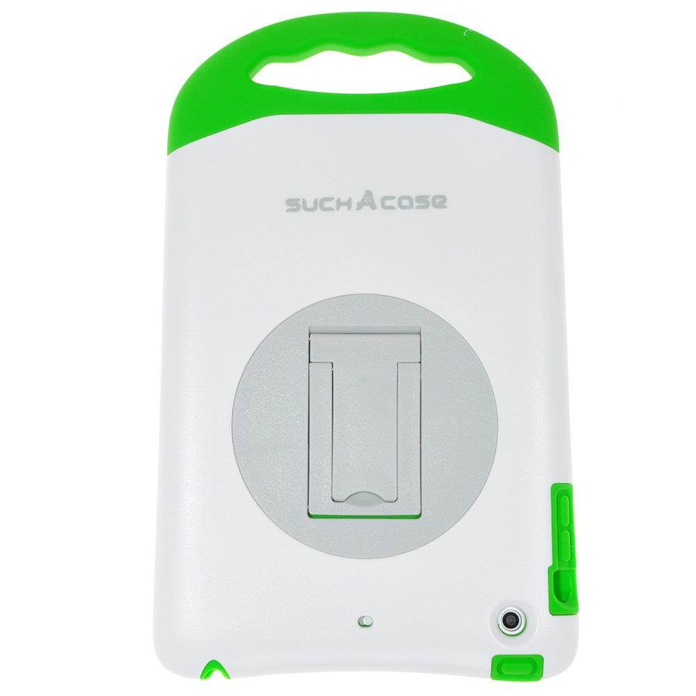 suchAcase Hybrid Series Child Safe Kids Friendly Soft Protective Cover Case for Apple iPad Mini 1 & 2 Retina Display (Green)2